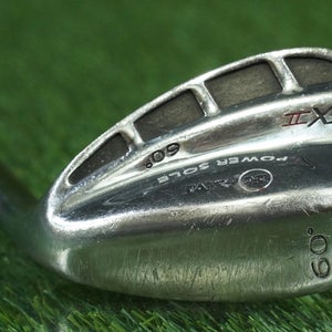 Ram FXII 60 Wedge Lob Stainless Power Sole Steel Shaft Right Handed RH ~ LOOK!!