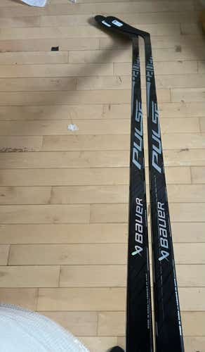 New 2 PACK Senior Bauer Silver Pulse P92 70 Flex Left Handed Hockey Sticks