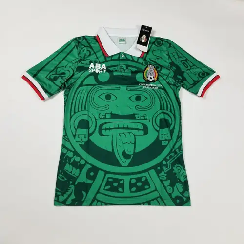 Mexico’s Retro 1998 Jersey green size Large. La icónica camiseta de México del Mundial de 1998.