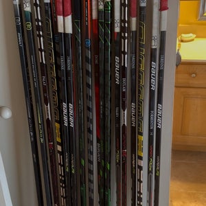 pick a stick selling from $150-$210 all lefties mainly flexes 80 to 77 mostly all pro stock