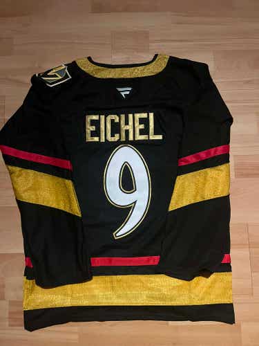 Jack Eichel Vegas Golden Knights Hockey Men's Jersey Stitched Size 52