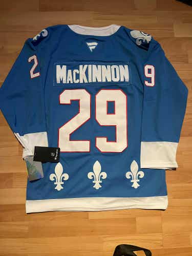 Nathan MacKinnon Colorado Avalanches Nordiques Hockey Men's Jersey Stitched Size 52