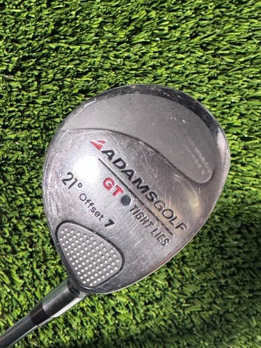 Adams Tight Lies GT 21* Offset 7 Wood Regular Flex Graphite Shaft New Grip RH