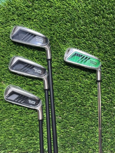 Square Strike Iron Set 7-PW 7, 8, 9 Irons + 45* Pitching Wedge Golf Set RH New!