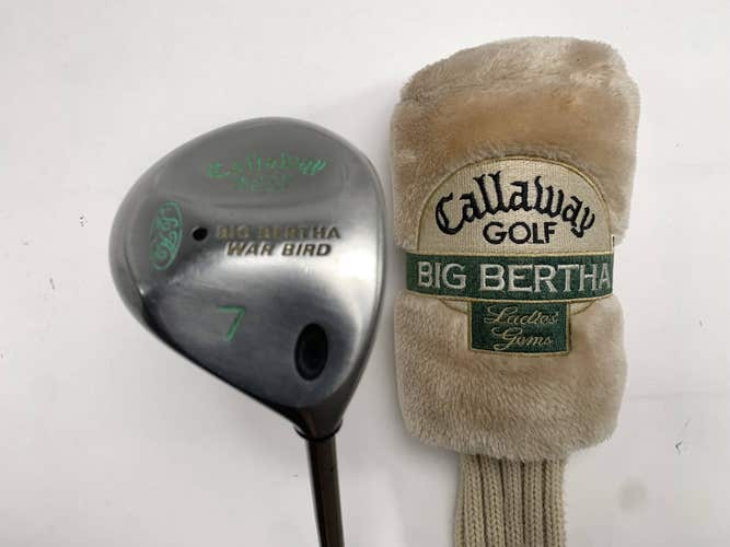 Callaway Big Bertha Warbird 7 Fairway Wood 21* Ladies Gems Ladies RH HC