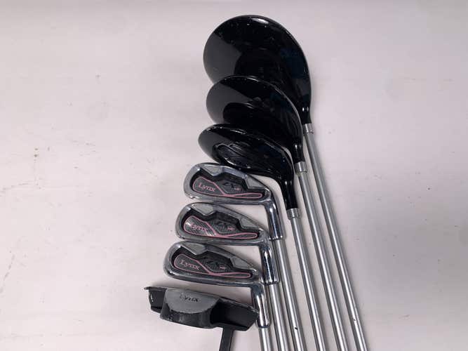 Lynx LX Jr. Club Set Driver 3W 3H 7 9 SW Putter LX Jr. Youth Graphite Junior RH