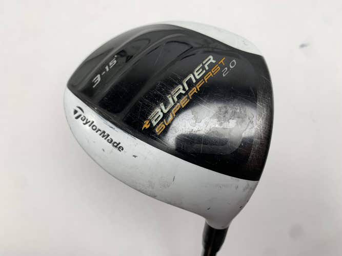 TaylorMade Burner Superfast 2.0 3 Fairway Wood 15* Ozik XCON-4.8 Senior RH +1''
