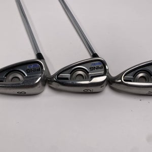 Ping G 2016 Iron Set 8-PW White Dot 3* Up AWT 2.0 Regular Steel Mens RH