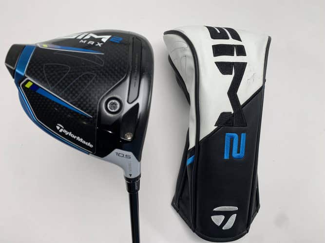 TaylorMade SIM2 MAX Driver 10.5* Fujikura Vista Pro 45 R2 Senior Mens RH HC