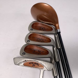 Taylormade Burner Club Set Driver 5/6 7/8 9/PW Putter Bubble K-50 Youth RH