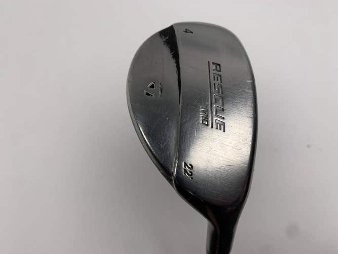 TaylorMade Rescue Mid 4 Hybrid 22* Paragon Stiff Graphite Mens RH
