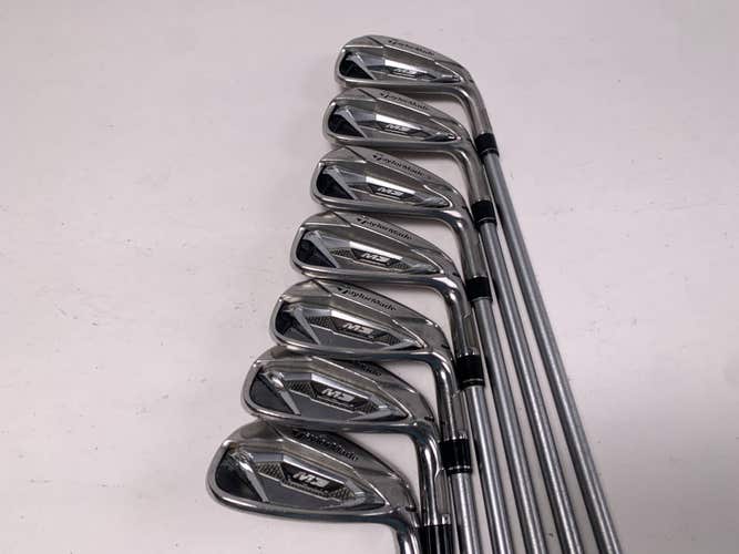 TaylorMade M3 Iron Set 4-PW KBS Tour C-Taper 110g Regular Steel Mens RH +1/2''