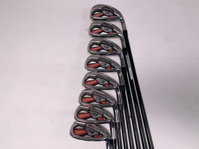 Wilson D300 Iron Set 4-PW+GW Matrix Speed Rul-Z 53g Senior Graphite Mens RH