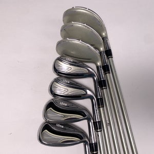Adams Idea Womens 2014 Hybrid Iron Set 4-PW+SW Idea UltraLite 50g Ladies RH