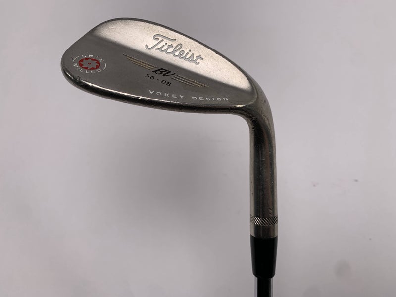 Titleist Vokey Spin Milled Nickel 2009 Sand Wedge SW 56* 8 Wedge Steel Mens RH