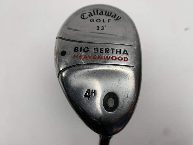 Callaway Big Bertha Heavenwood 4 Hybrid 23* RCH 75w Senior Graphite Mens RH