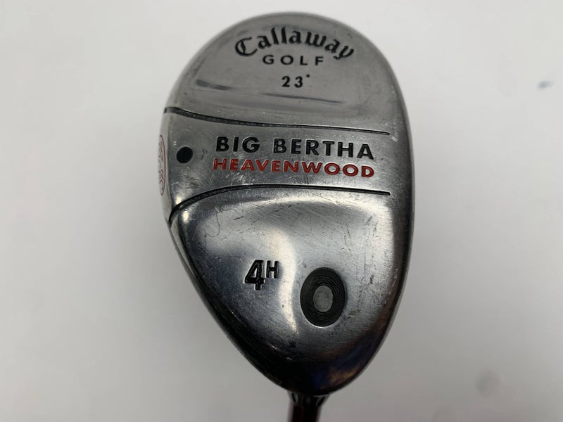 Callaway Big Bertha Heavenwood 4 Hybrid 23* RCH 75w Senior Graphite Mens RH