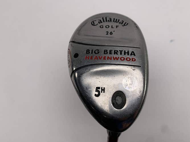 Callaway Big Bertha Heavenwood 5 Hybrid 26* RCH 75w Senior Graphite Mens RH