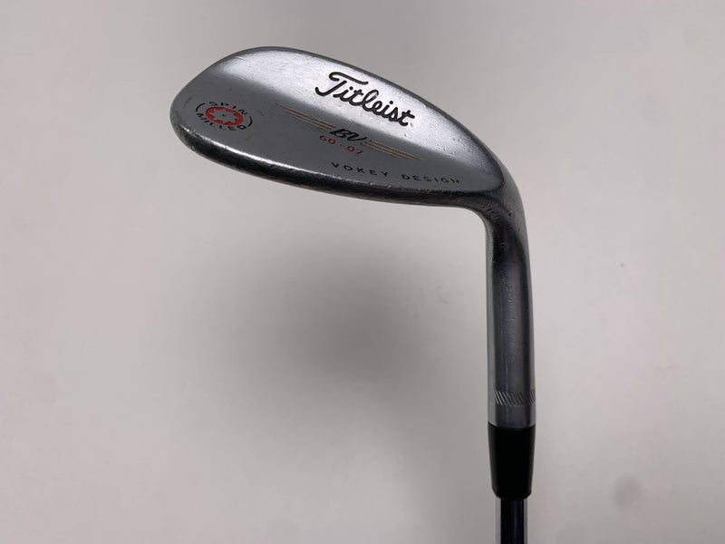 Titleist Vokey Spin Milled Chrome 2009 Lob Wedge LW 60* 7 Bounce Wedge Mens RH