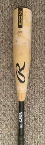 2025 Rawlings Icon Composite USABat Certified Bat (-12) 16 oz 28" (Used)