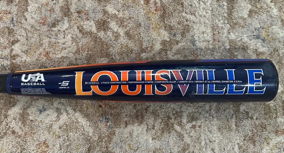 2025 Louisville Slugger Select PWR Hybrid USABat Certified Bat (-5) 27 oz 32" (New)