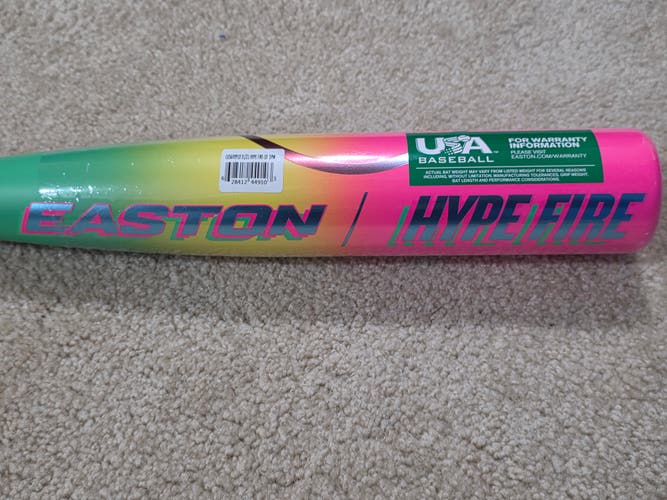 2026 Easton Hype Fire Composite USABat Certified Bat (-10) 21 oz 31" (New)