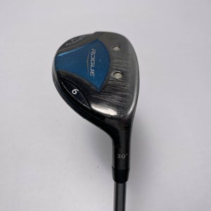 Callaway Rogue 6 Hybrid 30* Aldila Quaranta 40g Ladies Graphite Womens RH