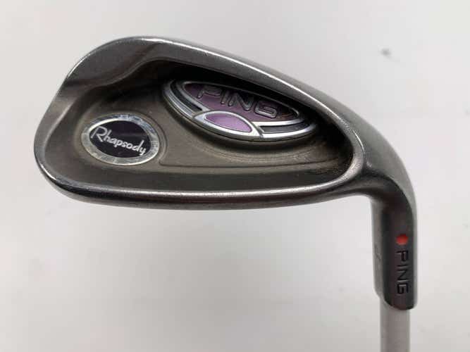 Ping Rhapsody Sand Wedge SW Red Dot 1* Flat ULT129 Ladies Graphite Womens RH