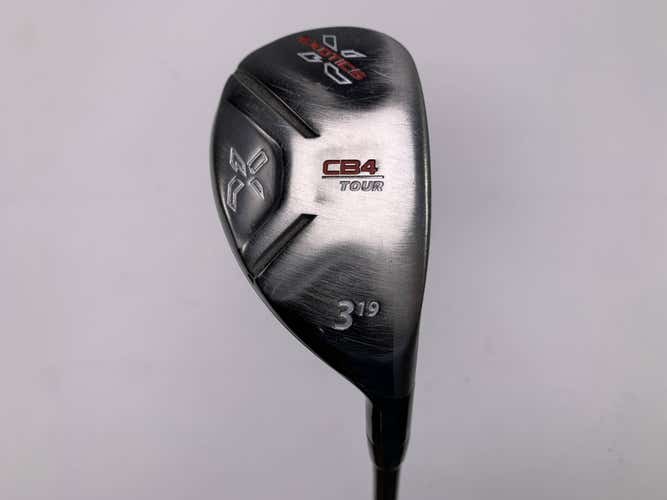 Tour Edge Exotics CB4 Tour 3 Hybrid 19* Aldila RIP 80g Stiff Graphite Mens RH