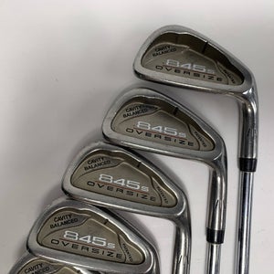 Tommy Armour 845 S Oversize Iron Set 4-PW Tour Step Regular Steel Mens RH