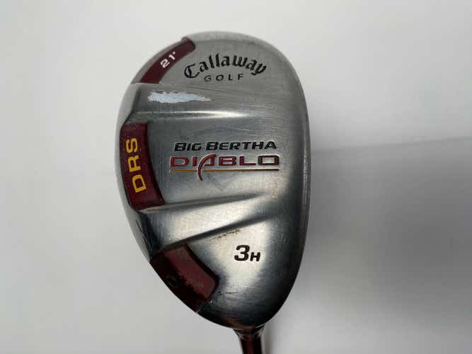 Callaway Big Bertha Diablo 3 Hybrid 21* 60g Stiff Graphite Mens RH
