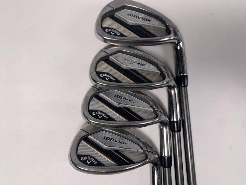 Callaway Mavrik Iron Set 8-PW+AW AeroTech SteelFiber i70 Regular Mens RH