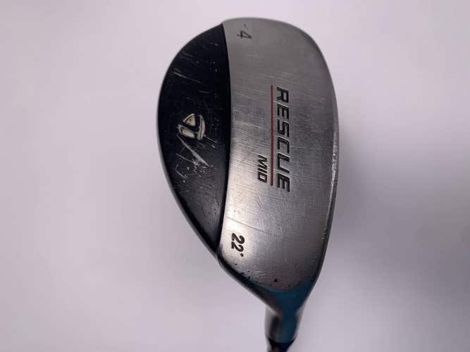 TaylorMade Rescue Mid 4 Hybrid 22* Ultralite Regular Graphite Mens RH