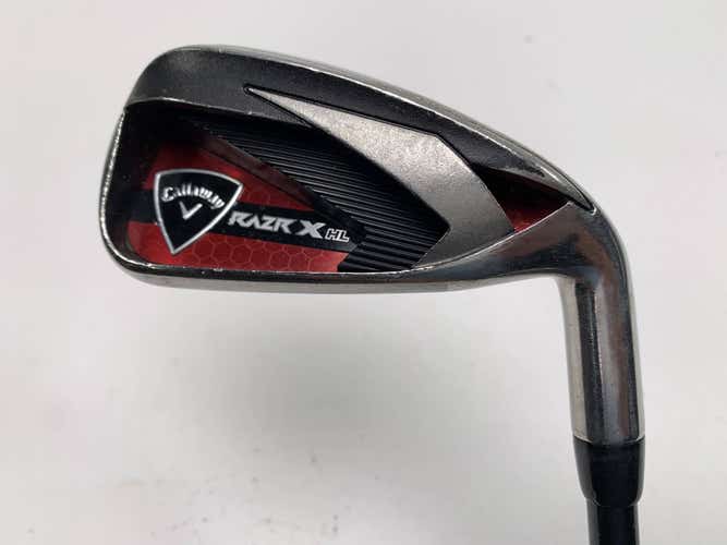 Callaway Razr X HL Single 6 Iron 65g Senior Graphite Mens RH