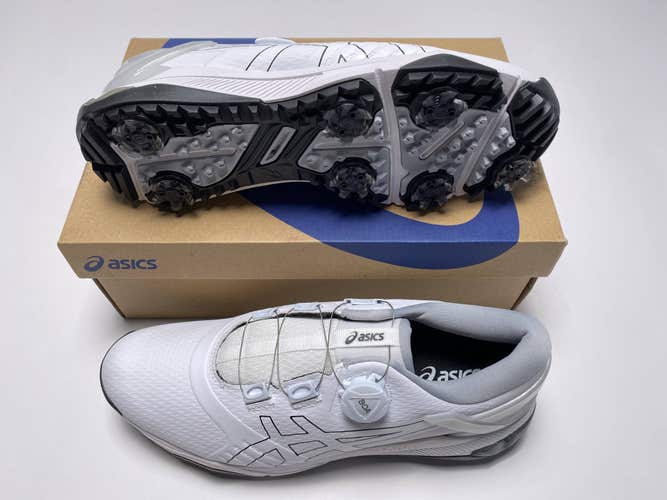 Asics Gel-Course Duo BOA Golf Shoes White Black Men's SZ 9.5 (1111A213-101)