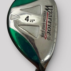 Warrior Custom Golf 4 Hybrid Iron 22 Graphite Shaft Regular