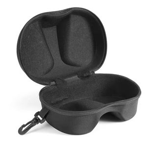 Padded Soft Ski Mask Goggles Zipper Case Storage Box Pouch + Clip
