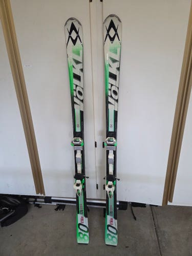 Volkl RTM 80 Skis 2014 All Mountain 176 cm with Bindings (Used)