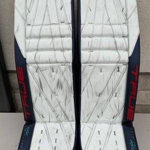 Aleš Stezka True Catalyst PX5 Goalie Leg Pads Pro Stock (Used) 3031