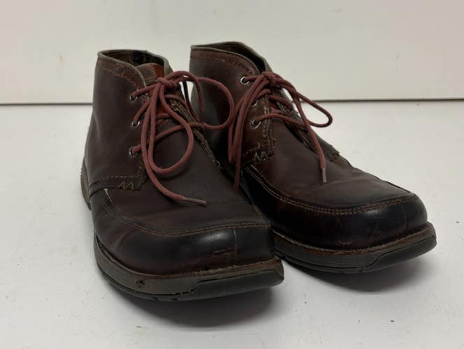 Merrell Realm Brown Leather Chukka Boots US Men's 13 EU 48 EXCELLENT