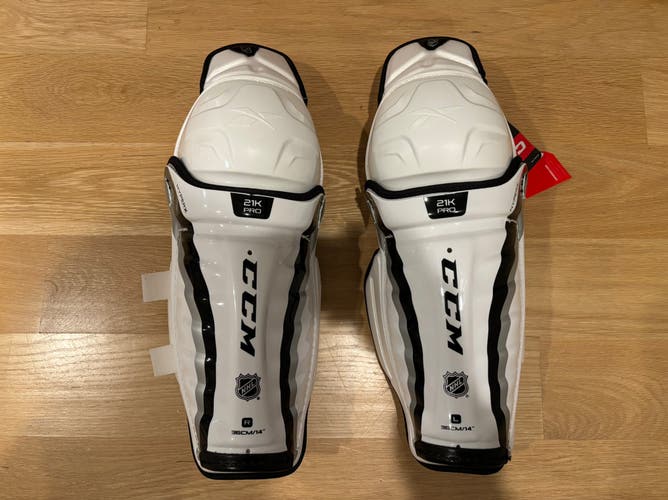 Brand New CCM 21K Pro Stock Shin Pads - 14”