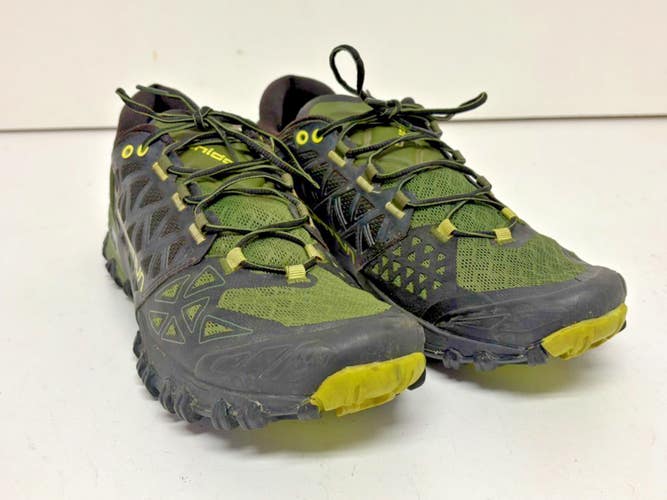 La Sportiva Bushido II Trail Rujnning Shoes Green/Black US Men's 11 EU 44.5