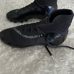 Men's Size M 10.5 (W 11.5) Under Armour High Top Turf Cleats (New)