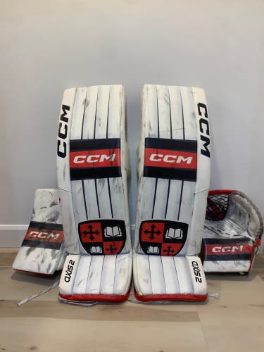 36" 2022 CCM Axis 2 Pro Regular Goalie Full Set (Used)
