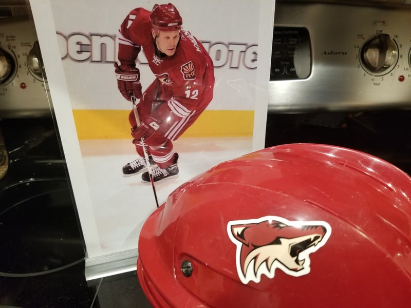 Nike Bauer 4500 Original Full Size Olli Jokinen Coyotes '09 Season Display Helmet #12