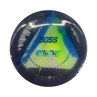 Used Innova CHAMP TIE DYE BOSS Disc Golf Driver Navy Blue 10299-S000304542