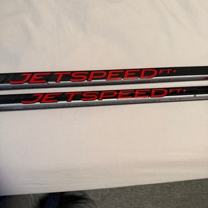 Intermediate CCM JetSpeed + Team Right Handed Hockey Stick P28 65 Flex Pro Stock (Used)