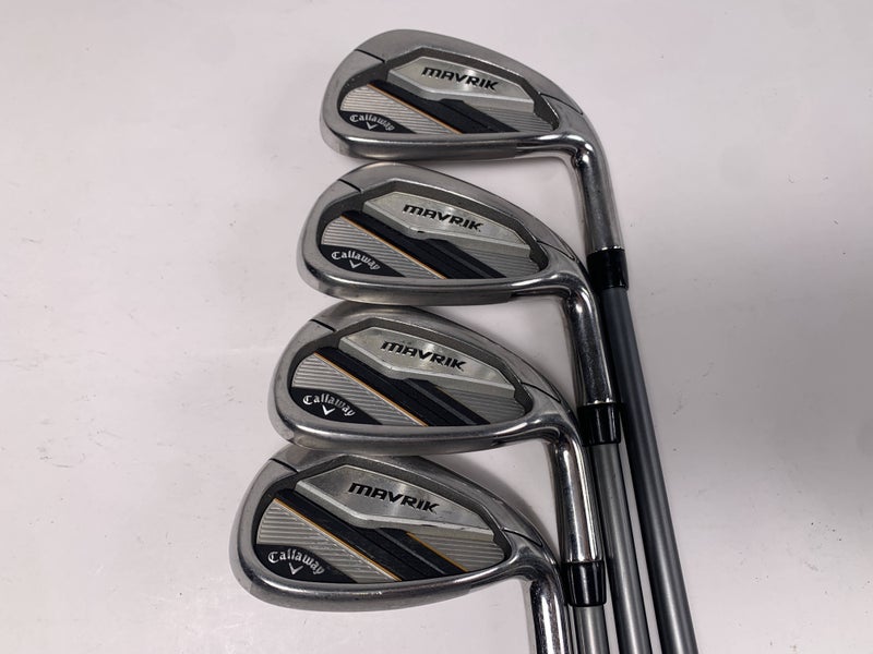 Callaway Mavrik Iron Set 7-PW Project X Catalyst 65 5.5 Regular Graphite Mens RH