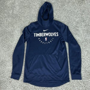 Minnesota Timberwolves Sweatshirt Mens Medium Tall Blue NBA Basketball Nike Top