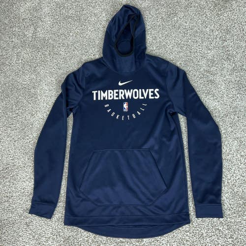 Minnesota Timberwolves Sweatshirt Mens Medium Tall Blue NBA Basketball Nike Top